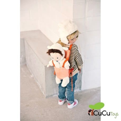 Porta bebés para muñeco de peluche