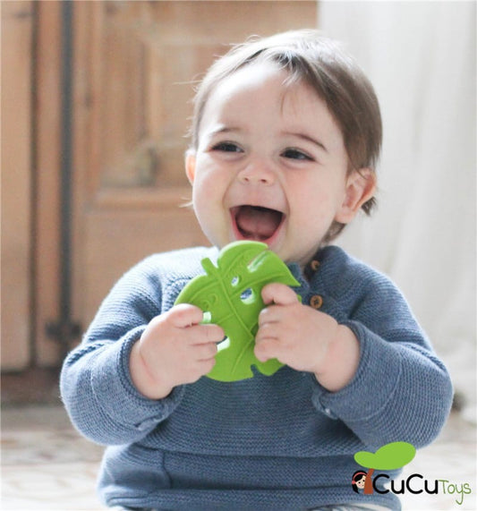 Monstera Deliciosa, rubber teether