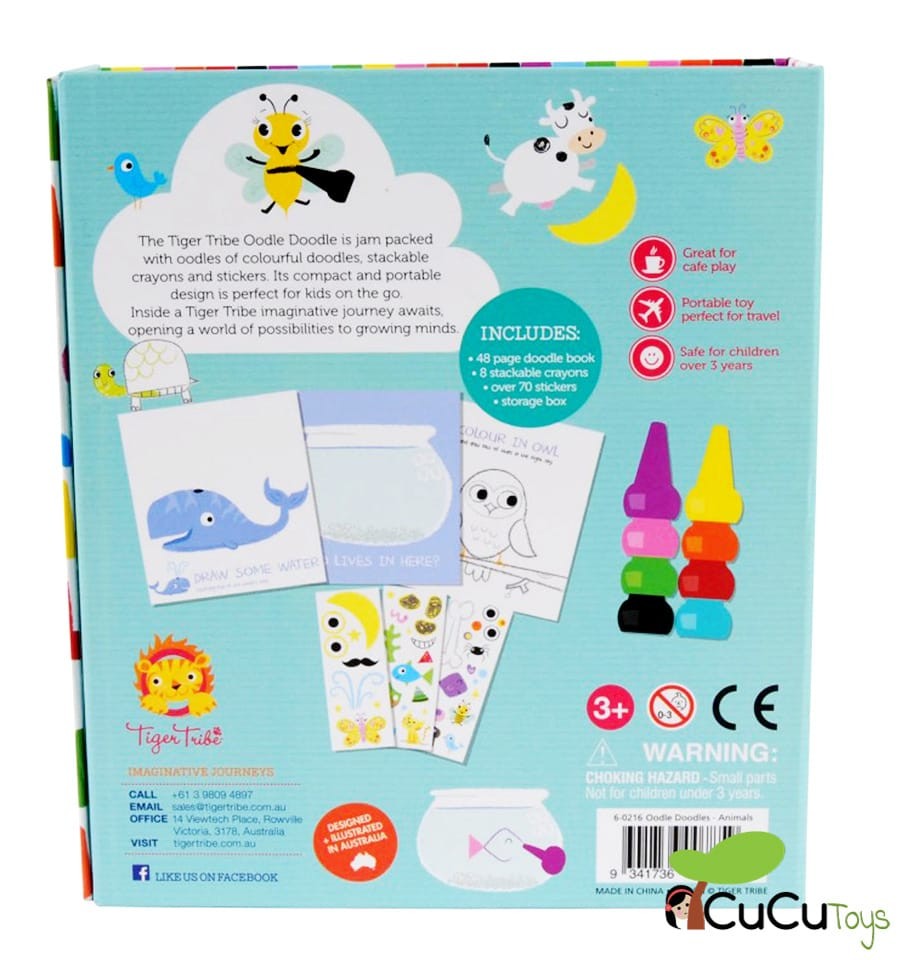 Animal Activity Finger Crayons