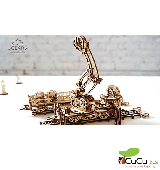 Manipulator on rails, 3D wooden kit