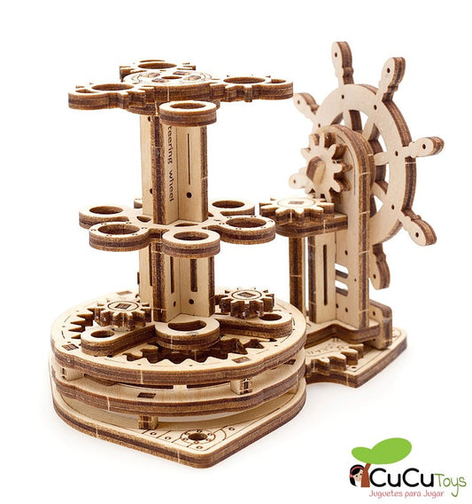 Rudder Pencil Holder, 3D Wooden Kit