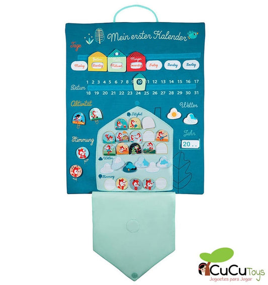 Tag für tag (German), my first fabric calendar