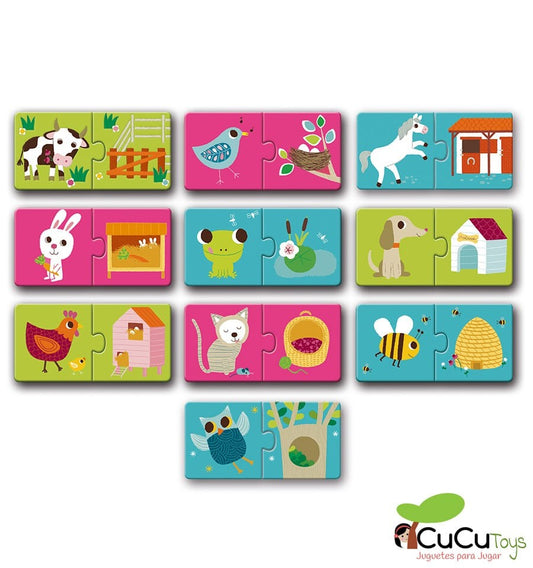 Puzzle dúo Hábitat
