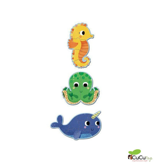 In the Sea, 4-6-9 piece evolutionary puzzle