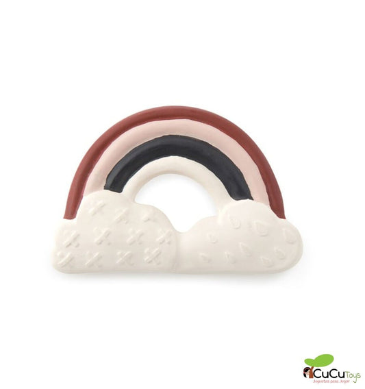 Rainbow Natural Rubber Teether - After the Rain