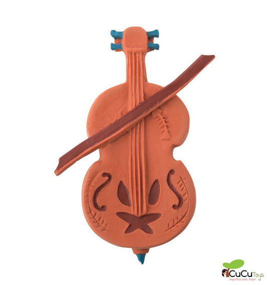 Natural rubber teether for double bass - Les Moustaches