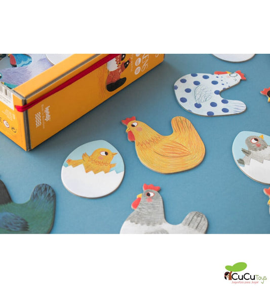 Memo chicks and chickens, Memory game