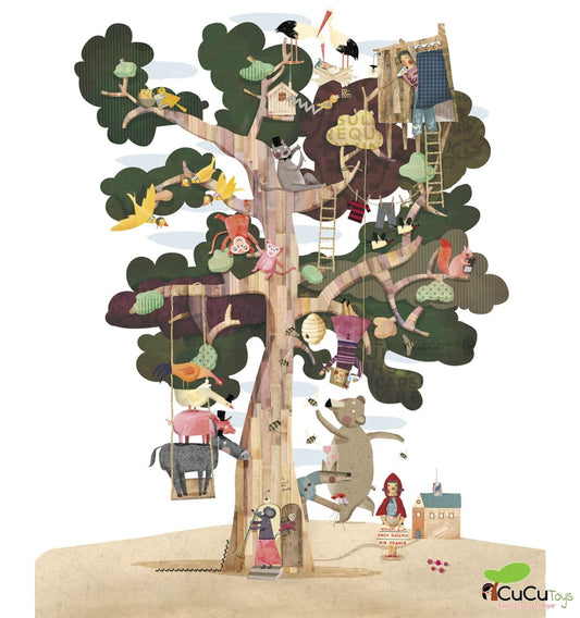 My Tree, 50-piece reversible silhouette puzzle