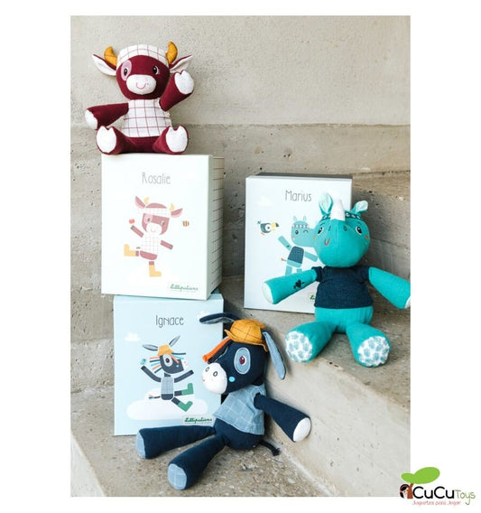 Ignace the donkey, an eco-friendly plush toy