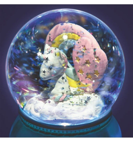 Unicorn Snow Lamp