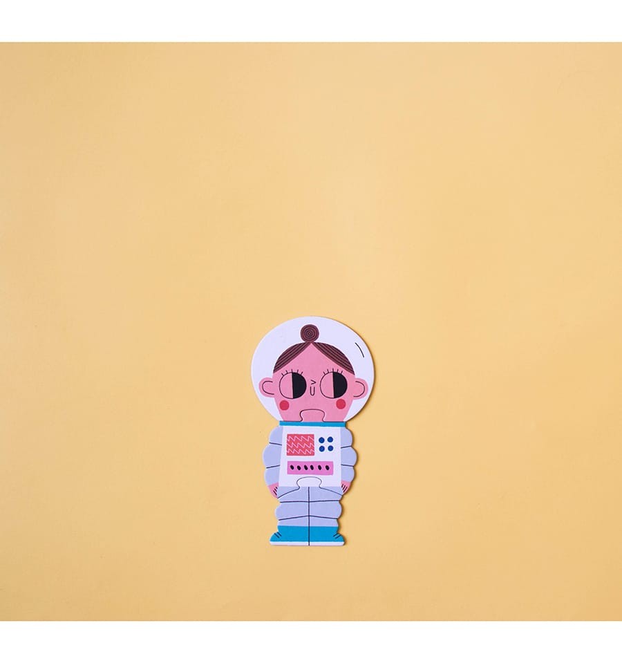 Valentina in Space, 10-piece evolutionary puzzle