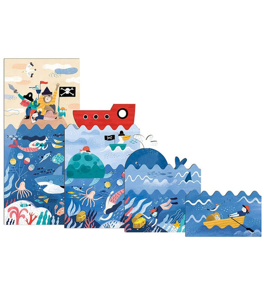 Discover the Treasure, 40-piece layered puzzle