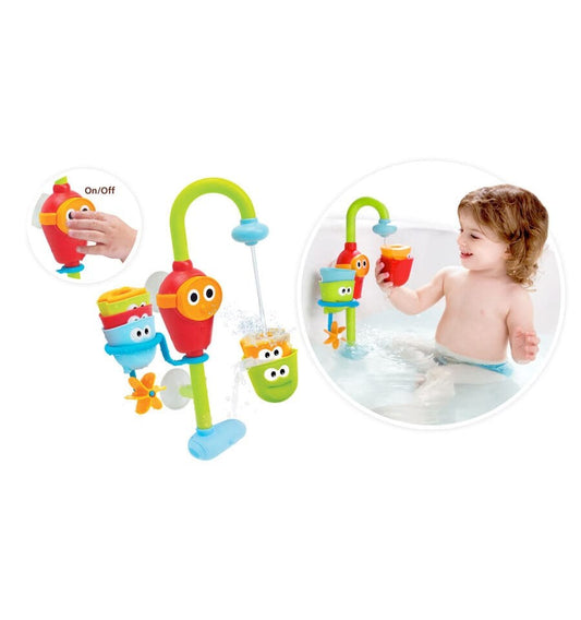 Fun faucet and cups, bath toy