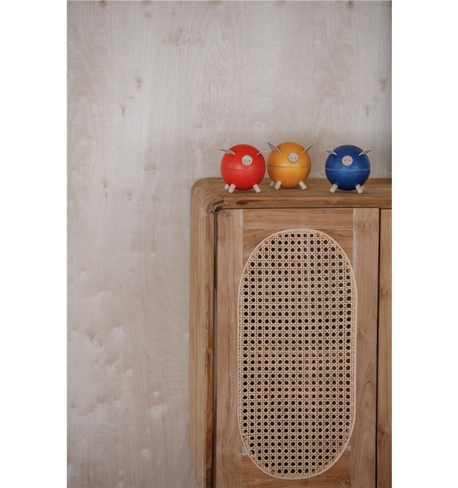 Hucha cerdito rojo Orchard