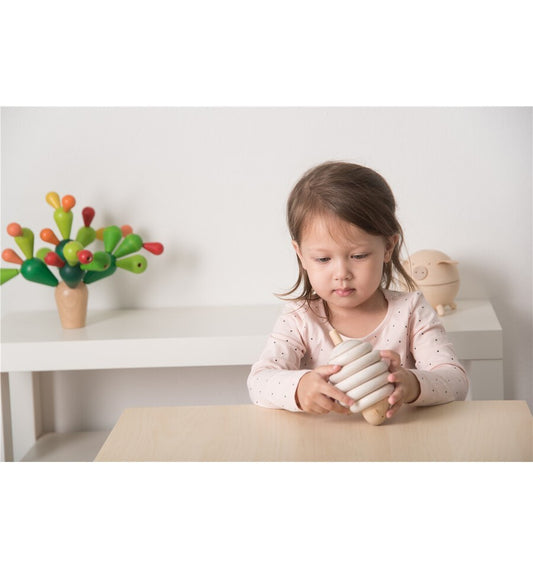 Stackable sheep, wooden toy