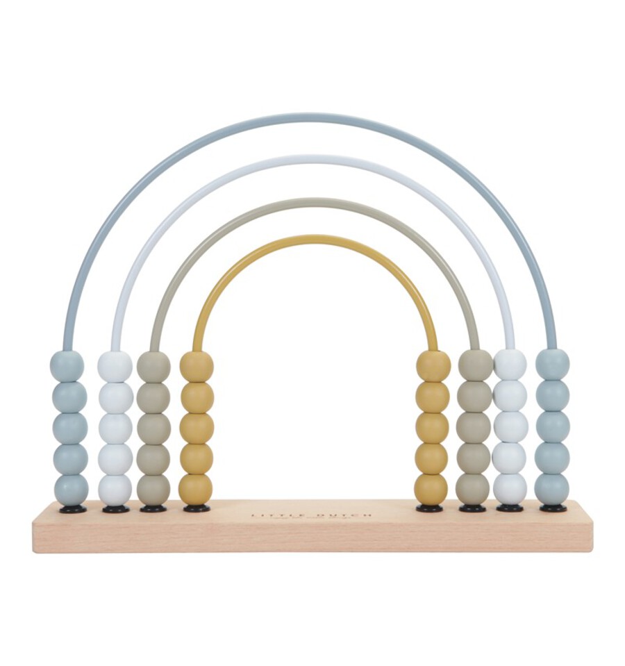 Blue rainbow abacus