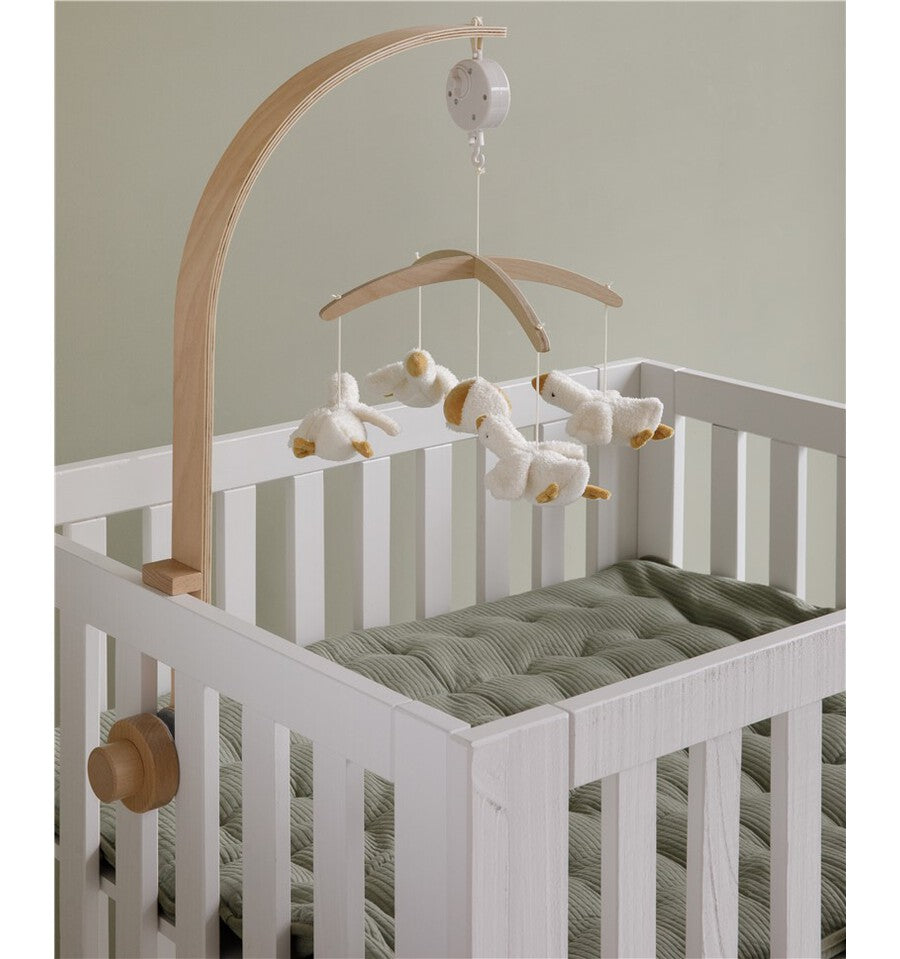 Oca móbile musical de madeira