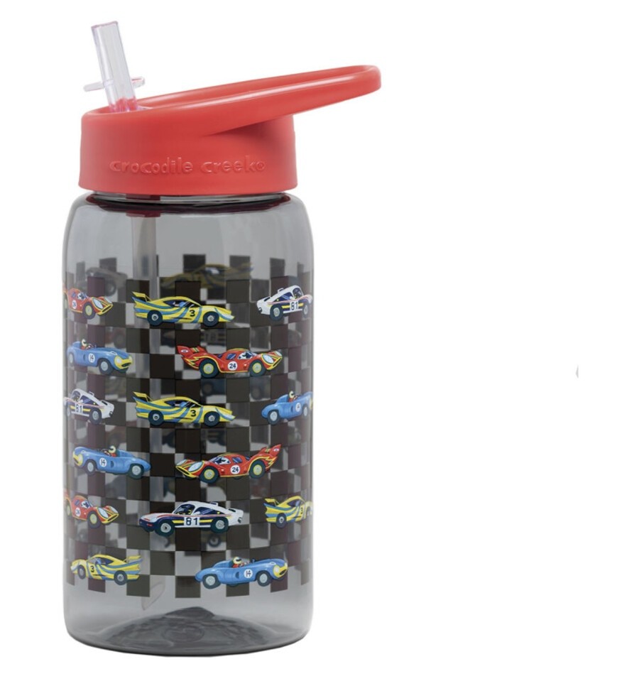 Children's Water Bottle, Tritan Racing Cars