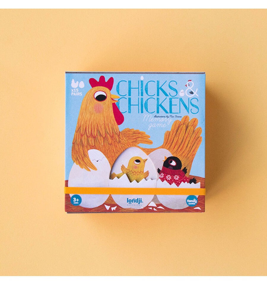 Memo chicks and chickens, Juego de memoria