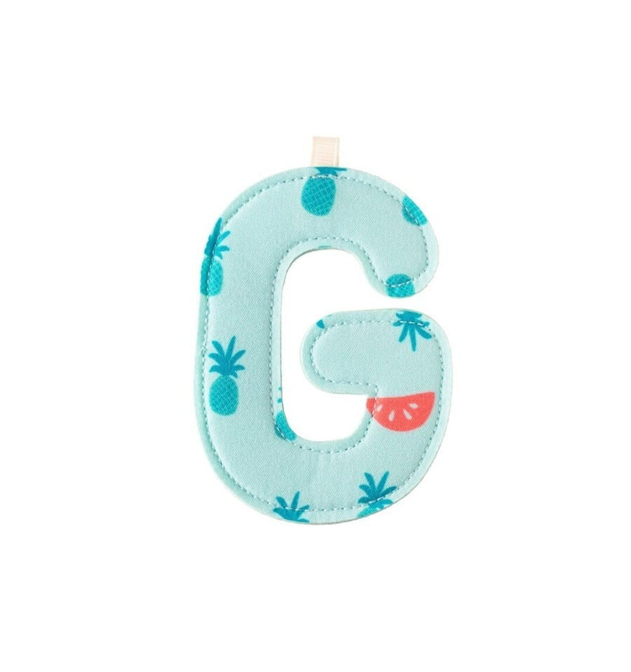 Alfabeto de tecido letra G