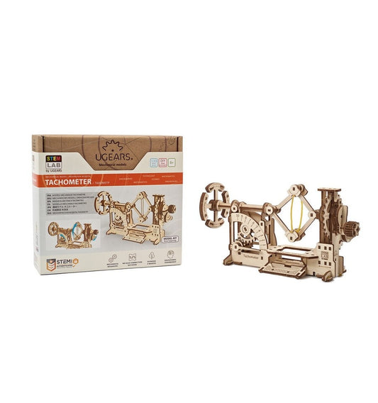 STEM Lab Tachometer, 3D Wooden Kit