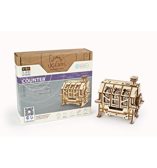 STEM Lab Counter, 3D Wooden Kit
