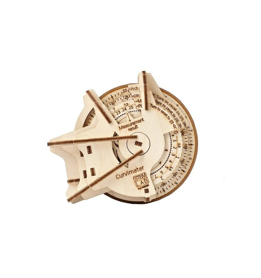 Curvímetro de laboratório STEM, kit de madeira 3D