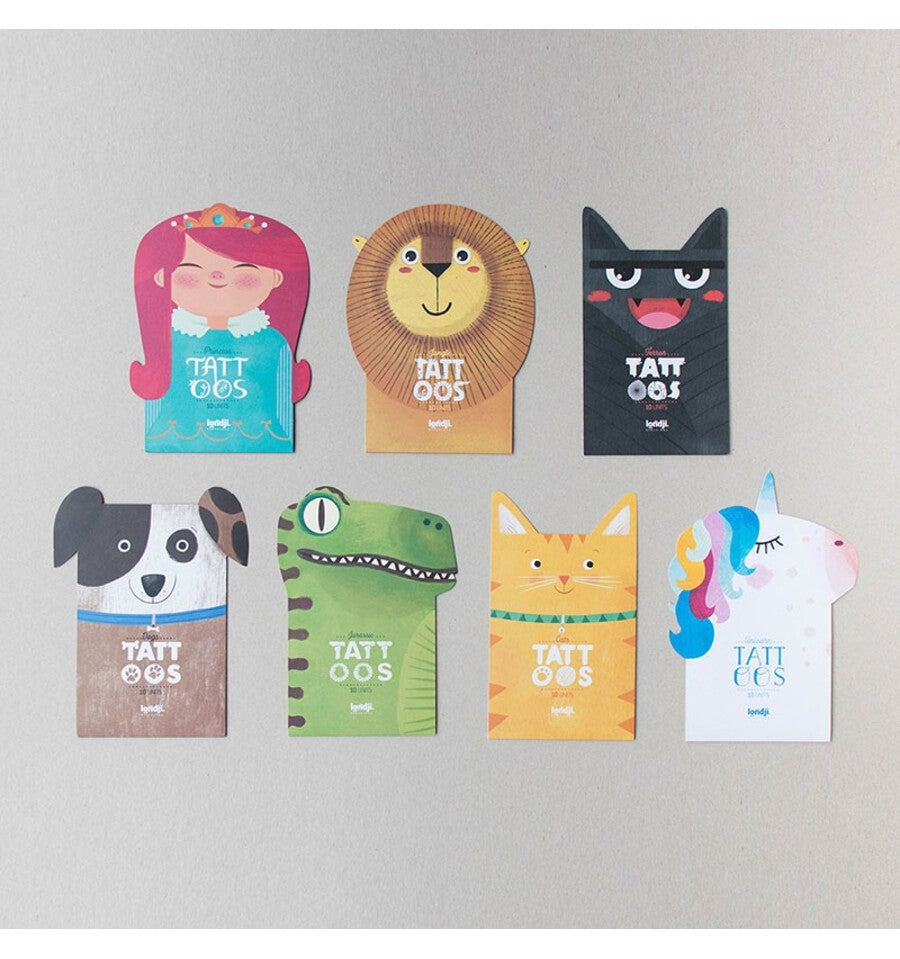 Cats Tattoos, 10 cat decals