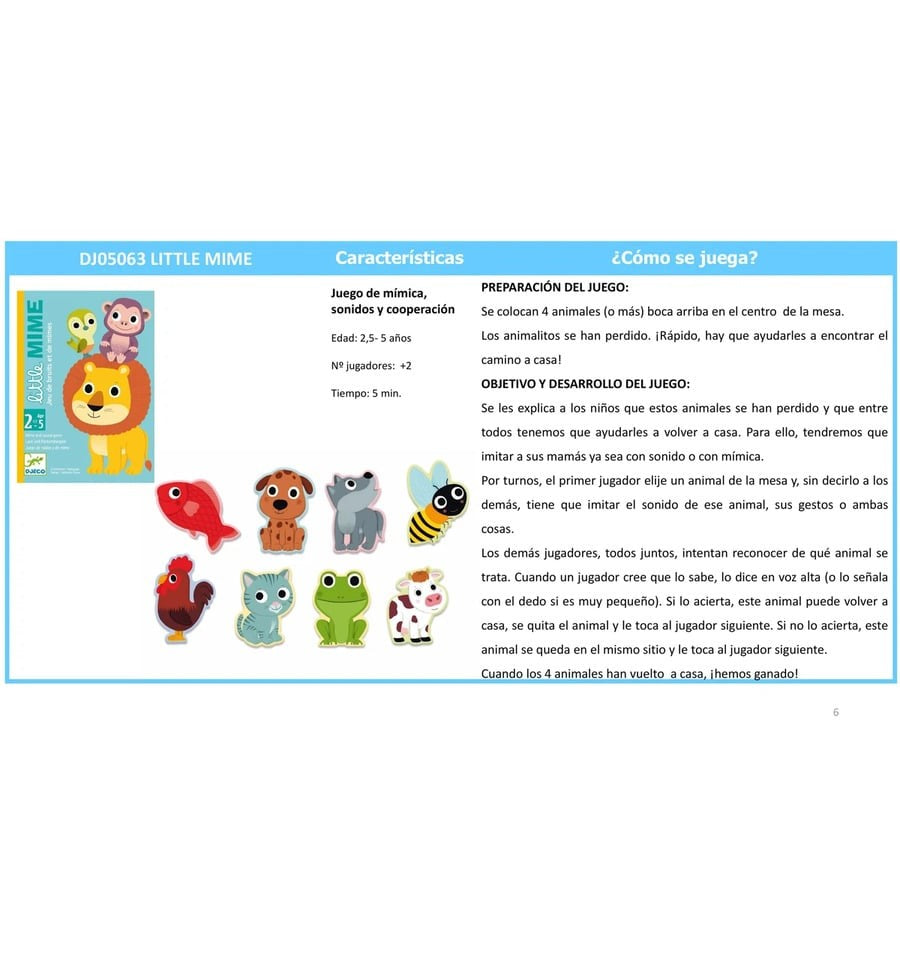 Little Mime, card game