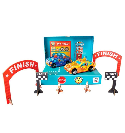 Crie seus próprios carros de corrida retrô com fricção