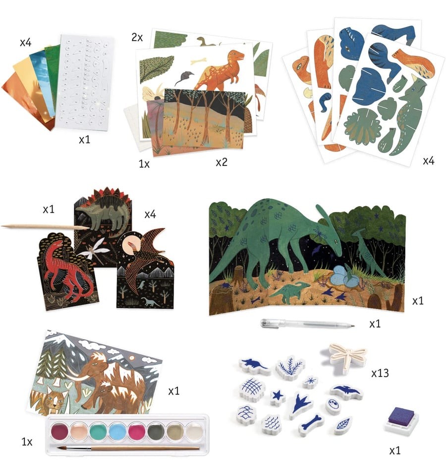 Baú multi-atividades Dino Box