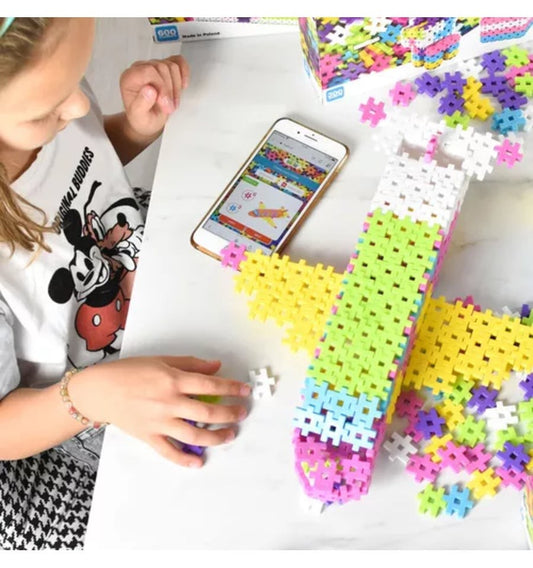 Meli - Basic Pastel Blocks, Travel Box, 500 pieces