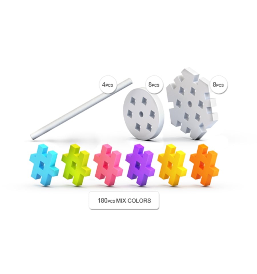 Meli - Blocos de construção básicos, 200 peças