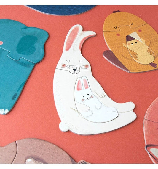 Mom, 7 3-piece puzzles