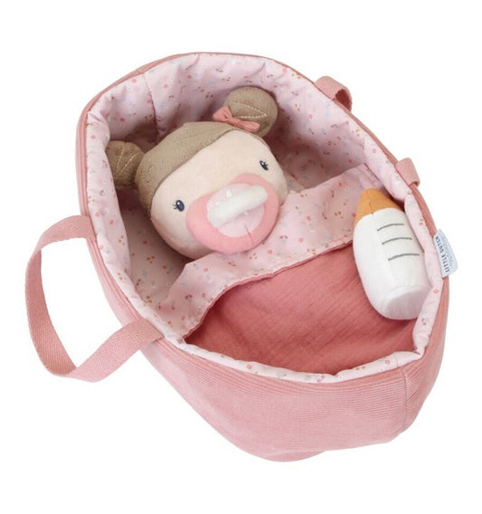 Pink Baby with Basket