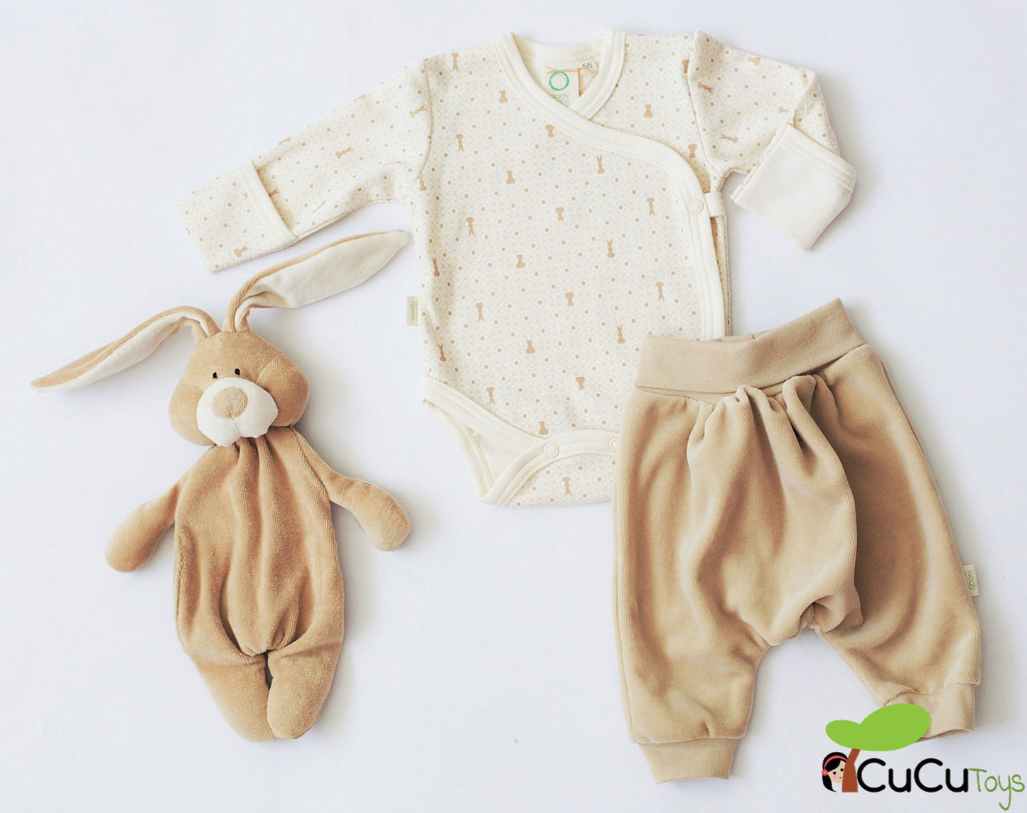Wooly Organic - Baby Clothes Set - Brown