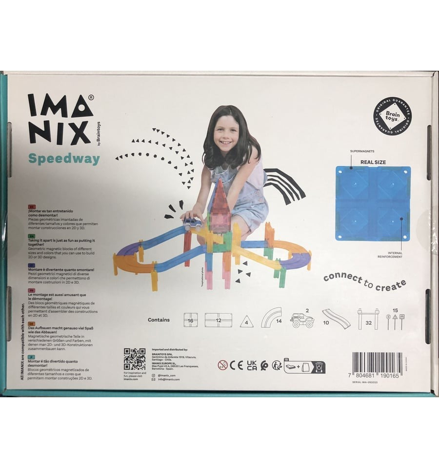 Imanix - Pista de Carreras 105 piezas