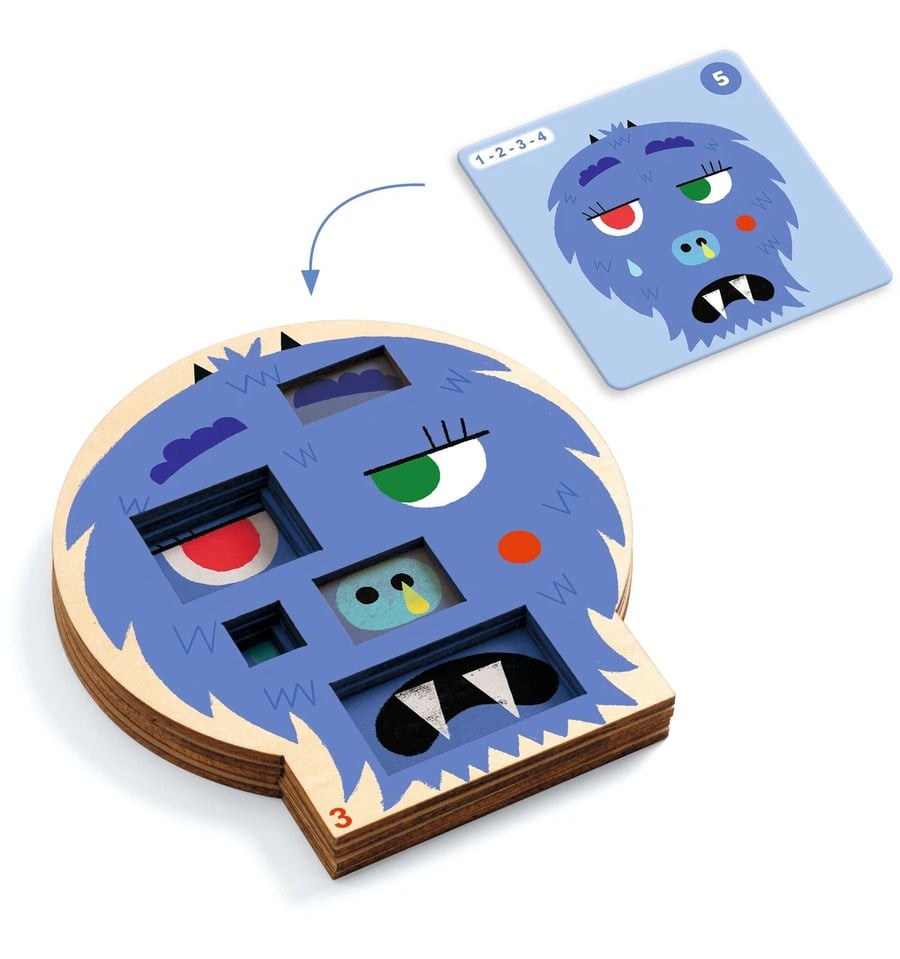 Crazy Faces, logic game