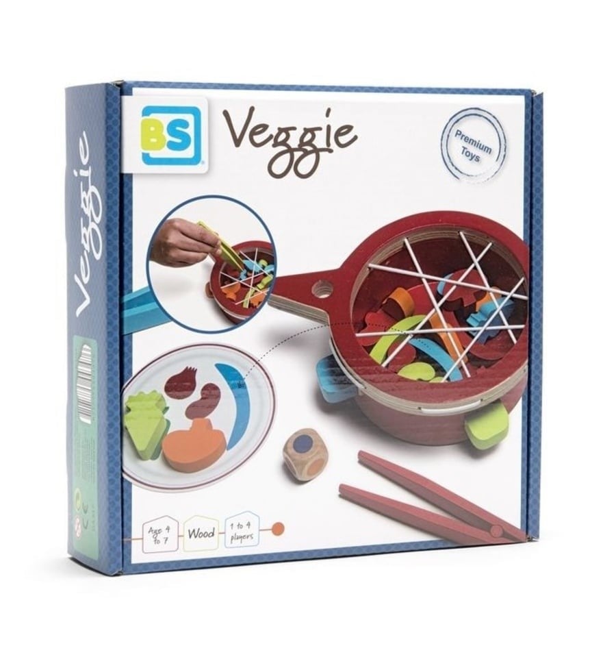 Verduras en el plato, juguete de habilidad