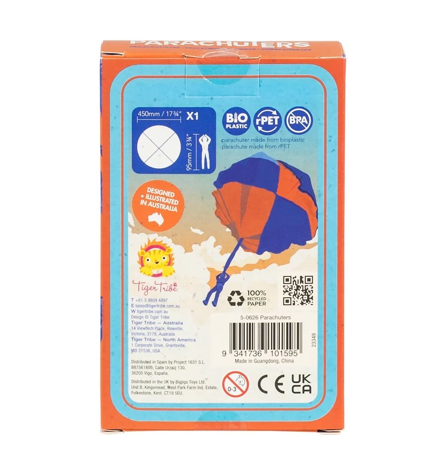 Paracaidista de tela