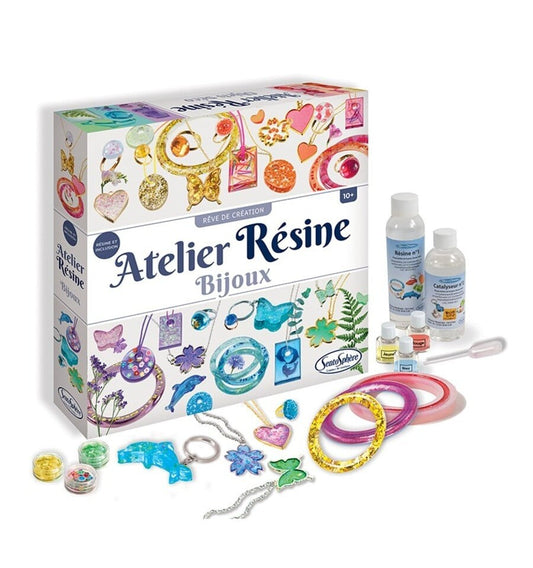 Taller de joyas de resina