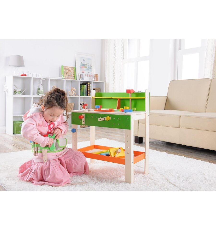 Grande bancada de trabalho