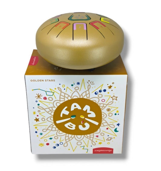 Tambú, Golden Stars Tongue Drum (Golden), musical instrument