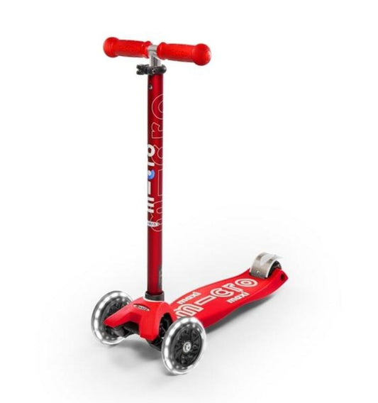 Maxi Deluxe Red LED Scooter