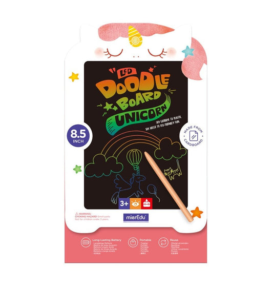 Pizarra de dibujo LCD Unicornio