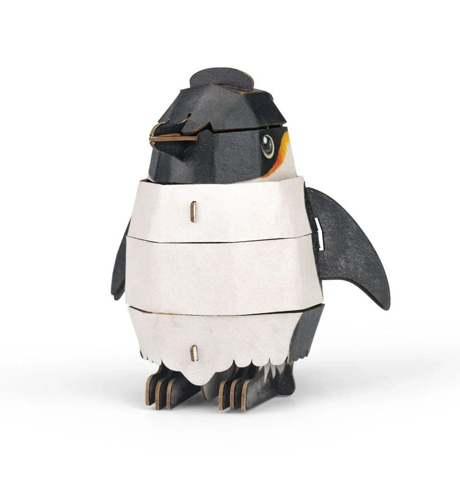 Quebra-cabeça 3D com som - Pinguim-imperador