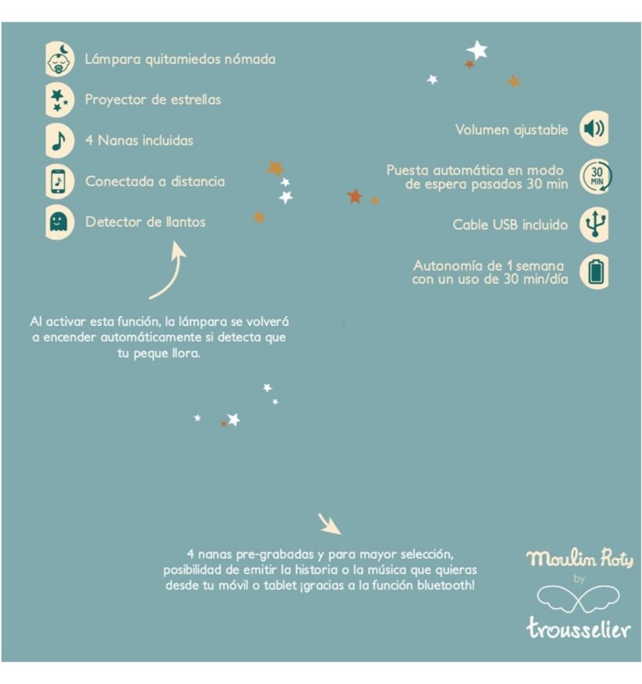 Luz Noturna Mágica Trousselier - Sob Meu Baobá