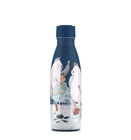 Polar Bears, Botella de Agua para Niños 350 ml