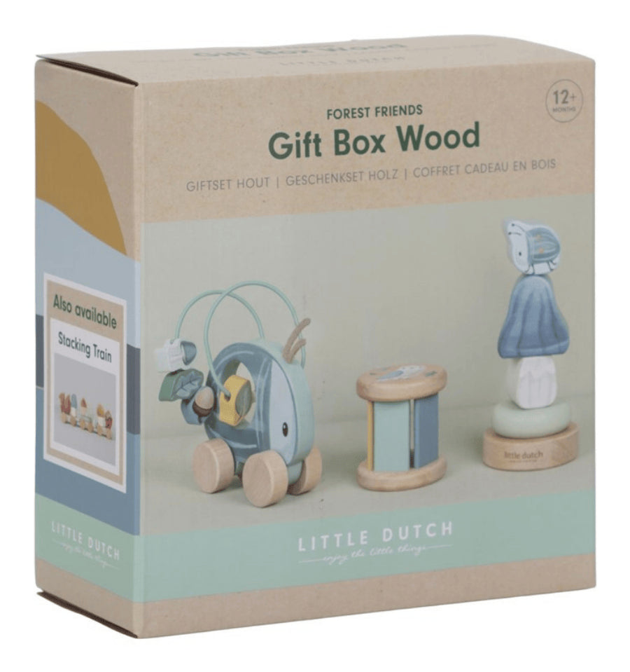 Forest Friends wooden gift box