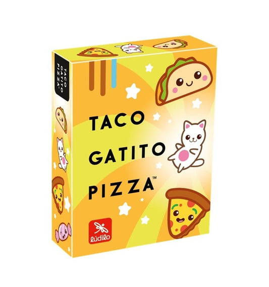 Taco, gatinho, pizza